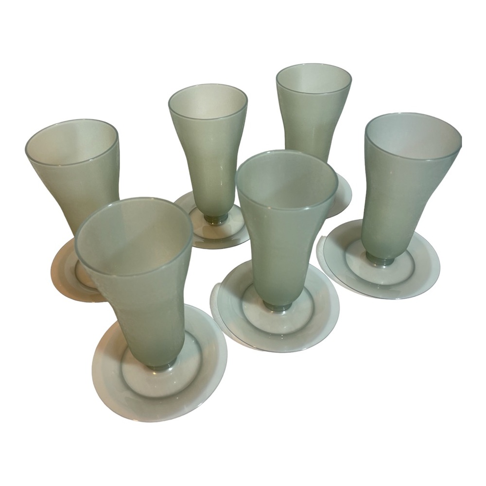 Tupperware Tall Parfait Cups Sundae Gelatin Dessert Smoke Gray 754 NO …